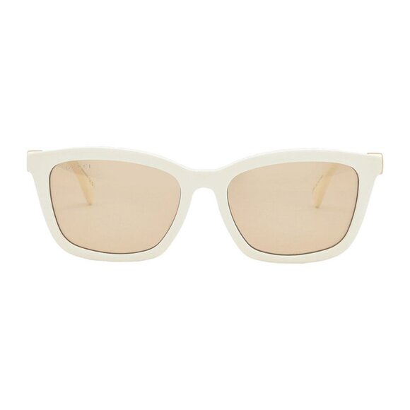 NWT GUCCI SUNGLASSES, IVORY WOMEN EYEWEAR GUCCI - Picture 2 of 3